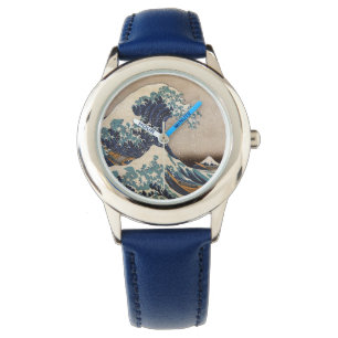 De Grote Golf van Kanagawa Horloge