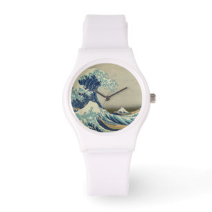 De Grote Golf van Kanagawa Horloge