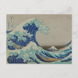 De grote golf van Kanagawa Japanse Woodblock Art Briefkaart