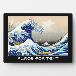 De grote golf van Kanagawa Katsushika Hokusai Fotoplaat