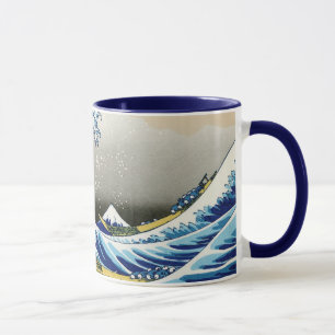 De grote golf van Kanagawa Katsushika Hokusai Mok