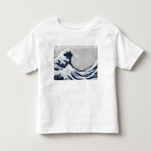 De Grote Golf van Kanagawa Kinder Shirts (Voorkant)