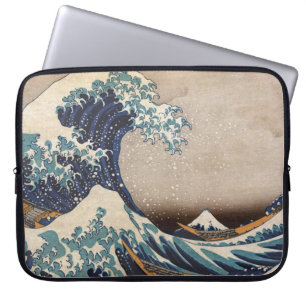 De Grote Golf van Kanagawa Laptop Sleeve