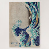 De Grote Golf van Kanagawa Legpuzzel (Verticaal)