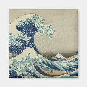 De Grote Golf van Kanagawa Magneet