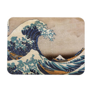 De Grote Golf van Kanagawa Magneet