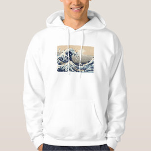 De grote golf van Kanagawa met 8 bits Pixel Art Hoodie