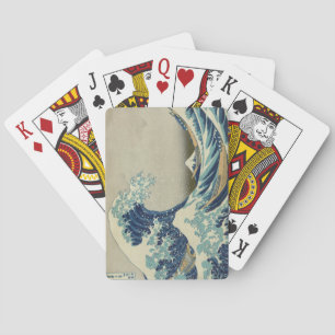 De Grote Golf van Kanagawa Pokerkaarten