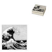 De Grote Golf van Kanagawa Rubberstempel (Gestempeld)