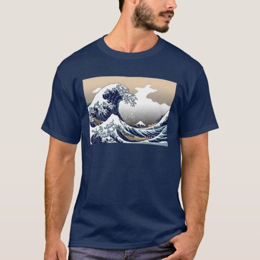 De Grote Golf van Kanagawa Shirt (Voorkant)
