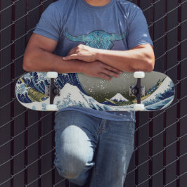 De grote golf van Kanagawa Skateboard