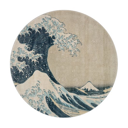 De Grote Golf van Kanagawa Snijplank (Voorkant)