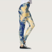 De Grote Golf van Kanagawa Style-Leggings Leggings (Rechts)