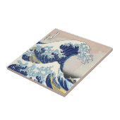 De Grote Golf van Kanagawa Tegeltje (Zijkant)
