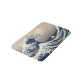 De grote golf van Kanagawa Tsunami  kunst Badmat (Gekanteld)