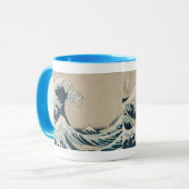 De Grote Golf van Kanagawa, Uitzichten van de berg Mok (Voorkant links)