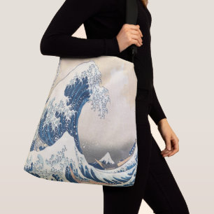 De Grote Golf van Kanagawa Ukiyo-e Japans Crossbody Tas