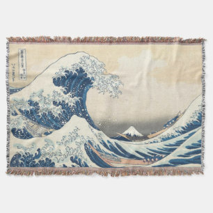 De Grote Golf van Kanagawa Ukiyo-e Japans Deken