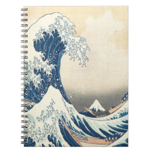De Grote Golf van Kanagawa Ukiyo-e Japans Notitieboek