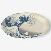 De Grote Golf van Kanagawa Ukiyo-e Japans Papieren Bordje (Gekanteld)