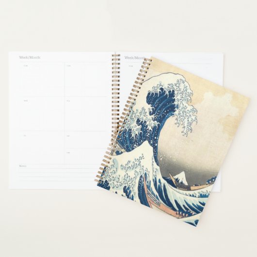 De Grote Golf van Kanagawa Ukiyo-e Japans Planner (Display)