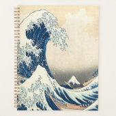 De Grote Golf van Kanagawa Ukiyo-e Japans Planner (Voorkant)