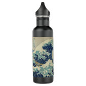 De Grote Golf van Kanagawa Waterfles (Links)