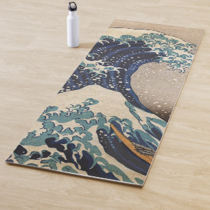 De Grote Golf van Kanagawa Yogamat