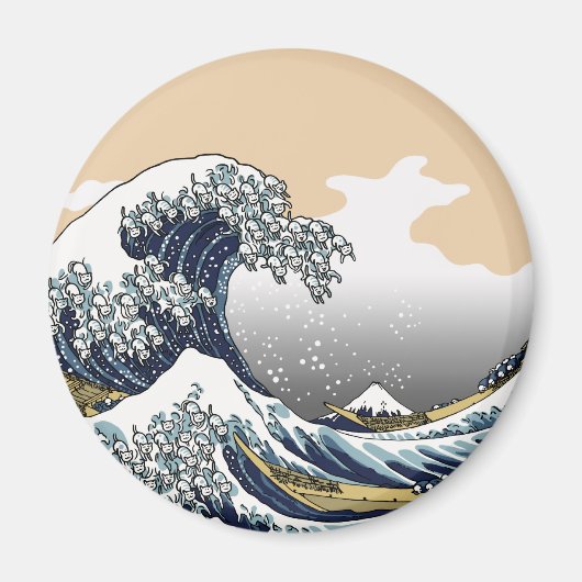 De Grote Golf van Katagawa Magneet (Voorkant)