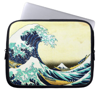 De Grote Golf van Katsushika Hokusai (葛 北 斎) Laptop Sleeve