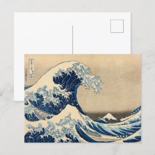 De Grote Golf van Katsushika Hokusai Briefkaart