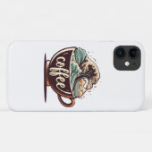 De Grote Golf Van Koffie Case-Mate iPhone Case (Achterkant (horizontaal))