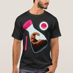 De grote golf van sojasaus t-shirt