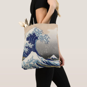 De Grote Golf voor Kanagawa Hokusai Draagtas