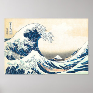 De Grote Golf voor Kanagawa Japanse Kunstprint Poster