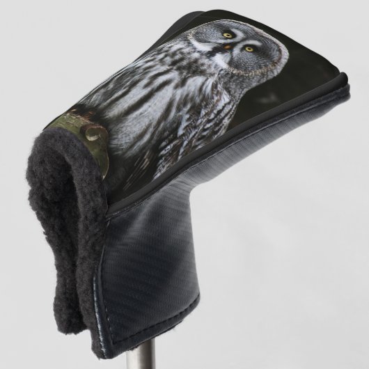 De Grote Grijze Uil PCNM Golfheadcover (3/4 voorkant)
