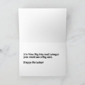 De grote Griller van het Meisje Kaarten van de (Binnen)