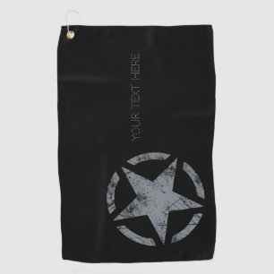 De grote Grootste Verdrukte Stijl van de Ster met  Golfhanddoek