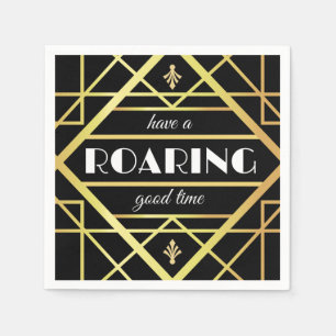 De Grote "Heb een brullende goede tijd" Servet