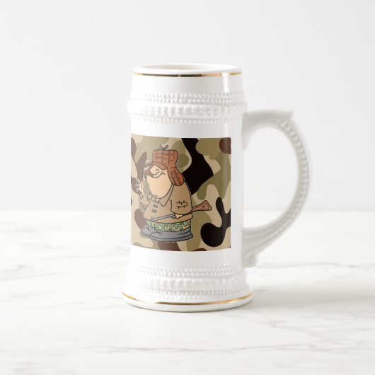 De grote Hunter Camo Stein... Bierpul (Rechts)
