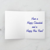 De grote Kaart van de Chanoeka Dreidel (Binnen)