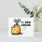 De grote kaas briefkaart (Staand voorkant)