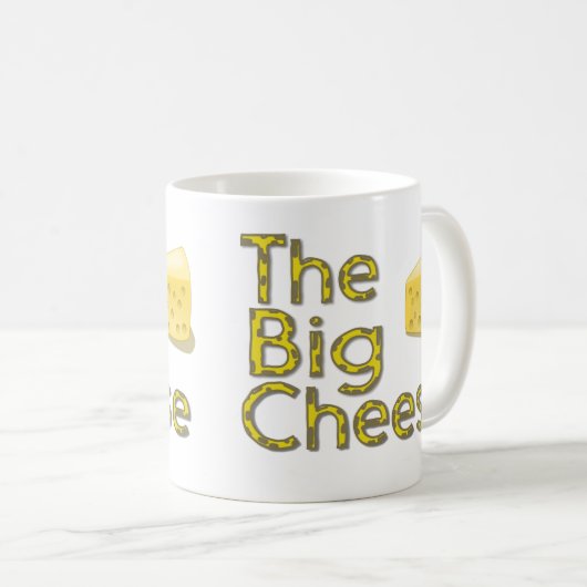 De grote kaas koffiemok (Voorkant rechts)