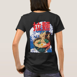 De grote Kanagawa golf ramen T-shirt