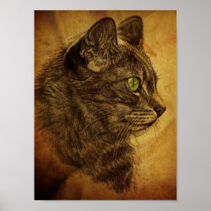 De grote kat poster