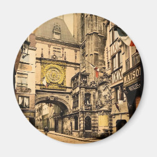 De grote klok, Rouen, Frankrijk  Photochrom Magneet