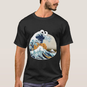 De grote koekjesaarsgolf van Kanagawa Eyes T-shirt