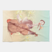 De grote kunstenaar in de lente theedoek (Horizontaal)