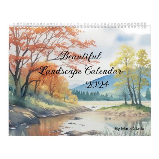 De grote landschapskalender 2024 kalender (Hoes)
