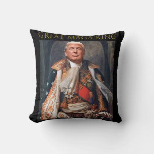 De grote Maga King Fun Trump Ultra Maga King Kussen
